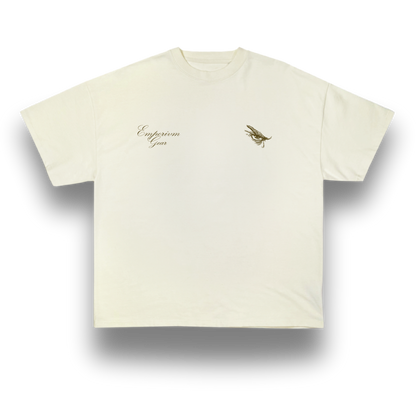 Camiseta Oversize "Fallen Angel" Beige